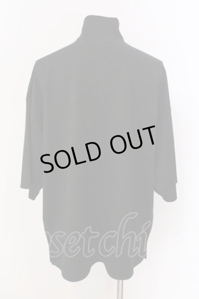 画像2: NO ID. / ハーフZIP BIG-PO　トップス ONE ブラック O-25-03-20-013-NO-ts-YM-ZT0324N (2)