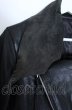 画像3: EKAM / ゴートスキン変形ライダースジャケット L ブラック O-25-04-04-002-EK-ja-YM-ZT-ML007 (3)