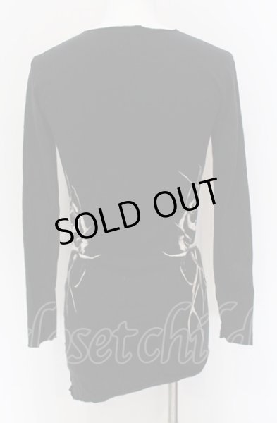 画像3: CIVARIZE / Gaze シープスカルアシンメトリーカットソー 44 ブラック O-25-04-04-024-CI-to-YM-OS (3)