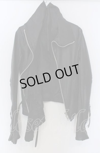 画像5: EKAM / ゴートスキン変形ライダースジャケット L ブラック O-25-04-04-002-EK-ja-YM-ZT-ML007 (5)