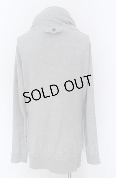 画像3: NO ID. / スウェットボリュームネックZIPパーカー 2 グレー O-25-04-04-032-NO-to-YM-OS (3)