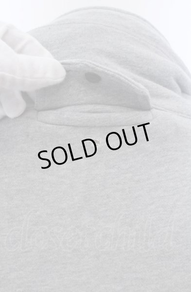 画像4: NO ID. / スウェットボリュームネックZIPパーカー 2 グレー O-25-04-04-032-NO-to-YM-OS (4)