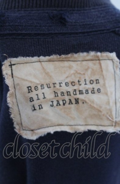 画像9: RESURRECTION / damage bluson ジャケット  ネイビー O-25-04-04-033-KU-ja-YM-ZT042 (9)