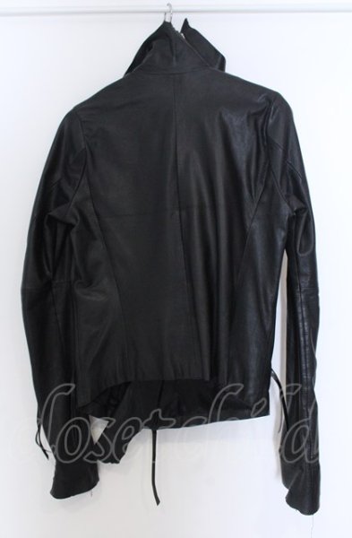 画像8: EKAM / ゴートスキン変形ライダースジャケット L ブラック O-25-04-04-002-EK-ja-YM-ZT-ML007 (8)