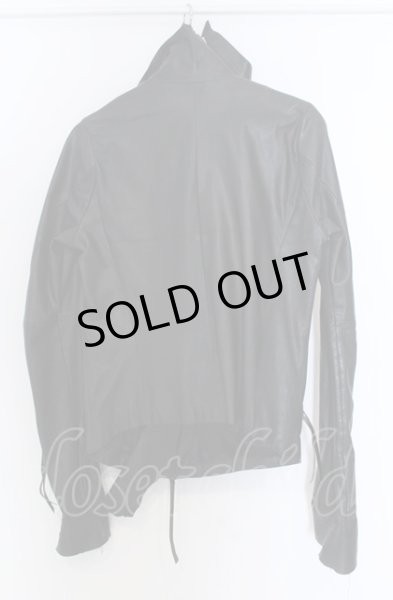 画像8: EKAM / ゴートスキン変形ライダースジャケット L ブラック O-25-04-04-002-EK-ja-YM-ZT-ML007 (8)