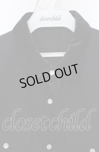 画像2: NO ID. / クレリックウエスタンシャツ 1 ブラック O-25-04-04-035-NO-sh-YM-ZT253 (2)