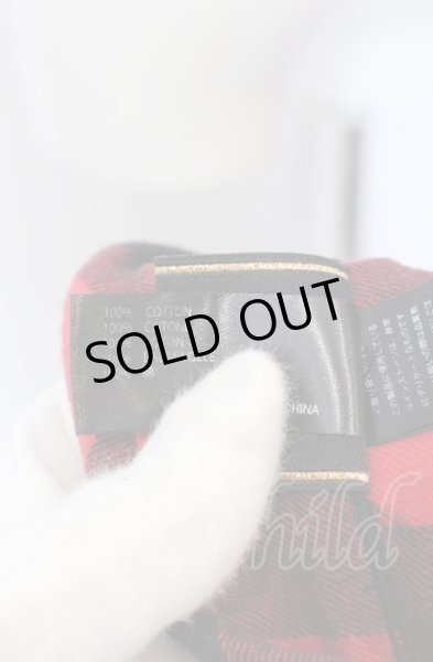 画像4: Roen / スカススワロフスキーブロックチェックシャツ JP M レッド O-25-04-04-037-Ro-sh-YM-ZT253 (4)