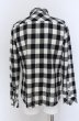 画像3: Roen / スカススワロフスキーブロックチェックシャツ JP S ブラック O-25-04-04-038-Ro-sh-YM-ZT253 (3)