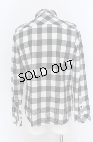 画像3: Roen / スカススワロフスキーブロックチェックシャツ JP S ブラック O-25-04-04-038-Ro-sh-YM-ZT253 (3)