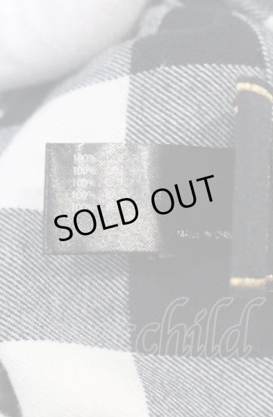 画像4: Roen / スカススワロフスキーブロックチェックシャツ JP S ブラック O-25-04-04-038-Ro-sh-YM-ZT253 (4)