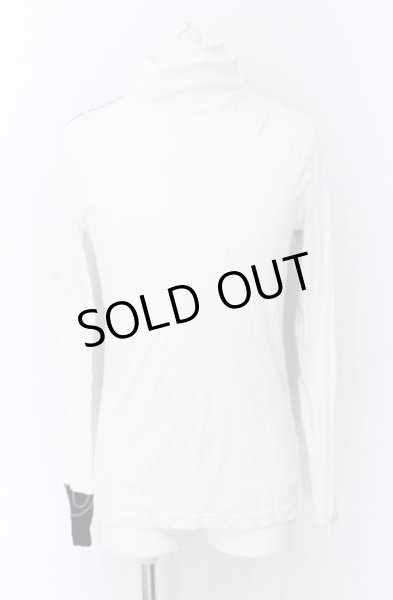 画像1: NO ID. / タートルネックバイカラーカットソー 1 ブラックｘホワイト O-25-04-04-041-NO-to-YM-ZT253 (1)