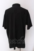 画像2: NO ID. / ピンタックフライフロントBIGシャツ ONE ブラック O-25-04-04-042-NO-sh-YM-ZT253 (2)