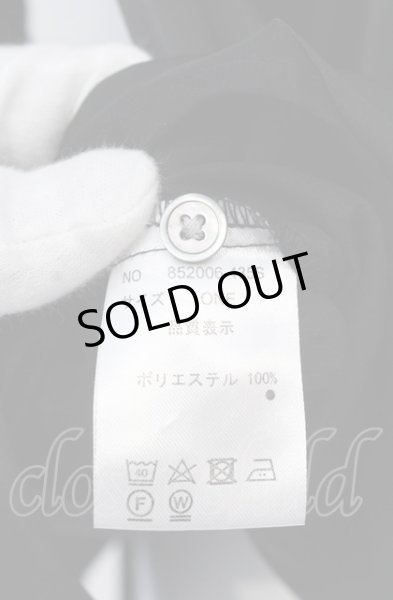 画像3: NO ID. / ピンタックフライフロントBIGシャツ ONE ブラック O-25-04-04-042-NO-sh-YM-ZT253 (3)