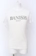 画像1: GOSTAR DE FUGA / BANISH ラバーデザインTシャツ 44 ホワイト O-25-04-04-045-GO-ts-YM-ZT252 (1)