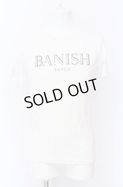 画像1: GOSTAR DE FUGA / BANISH ラバーデザインTシャツ 44 ホワイト O-25-04-04-045-GO-ts-YM-ZT252 (1)