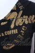 画像2: BUFFALO BOBS / ドーナツ＆コーヒーVネックカットソー 1 ブラック O-25-04-04-046-BU-ts-YM-ZT0407A (2)