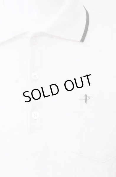 画像2: NO ID. / ロゴ刺繍ポロシャツ 1 ホワイト O-25-04-04-049-NO-ts-YM-OS (2)