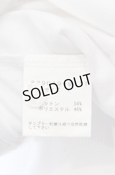 画像4: NO ID. / ロゴ刺繍ポロシャツ 1 ホワイト O-25-04-04-049-NO-ts-YM-OS (4)
