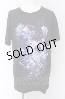 CIVARIZE / Twinkle フラワー総柄ビッグTシャツ 44 ブルー（パープル