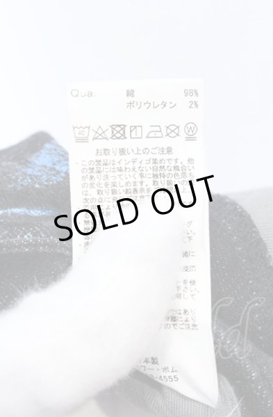 画像4: CIVARIZE / Avid カラー箔加工ストレッチスキニーデニムパンツ 42 ブラック×ブルー O-25-04-04-051-CI-pa-YM-ZT246 (4)