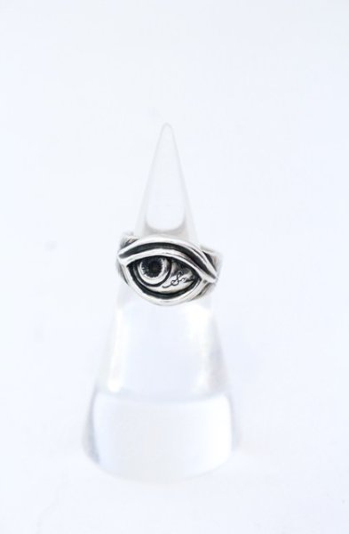 画像1: マダラニンゲン / EYE PINKIE RING Silver 925 約5-6号 シルバー O-25-04-04-063-MA-ac-IG-OS (1)