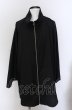 画像1: NO ID. BLACK / スタンドカラードルマンスリーブポンチョ ONE ブラック O-25-04-04-006-NO-ja-YM-ZT246 (1)