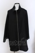 NO ID. BLACK / スタンドカラードルマンスリーブポンチョ ONE ブラック O-25-04-04-006-NO-ja-YM-ZT246