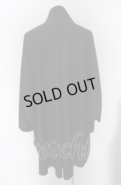 画像3: NO ID. BLACK / スタンドカラードルマンスリーブポンチョ ONE ブラック O-25-04-04-006-NO-ja-YM-ZT246 (3)