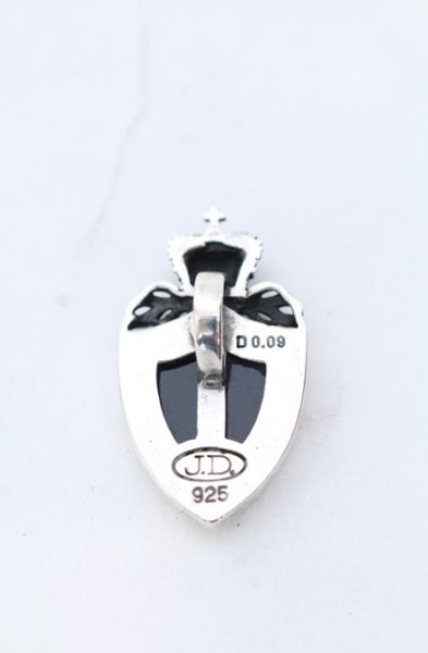画像3: Justin Davis / CROWN SHIELD ペンダント  ブラックｘシルバー O-25-04-04-081-Ju-ac-YM-OS (3)