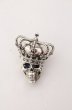 画像1: Justin Davis / ESSENTIAL SKULL ペンダント  シルバーxサファイア O-25-04-04-084-Ju-ac-YM-OS (1)