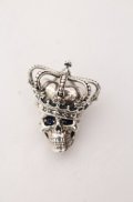 Justin Davis / ESSENTIAL SKULL ペンダント  シルバーｘサファイア O-25-04-04-084-Ju-ac-YM-OS