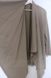 画像3: NO ID. BLACK / ドレープショールラップガウン 2 ベージュ O-25-04-04-009-NO-ja-YM-ZT246 (3)