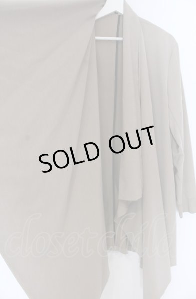 画像3: NO ID. BLACK / ドレープショールラップガウン 2 ベージュ O-25-04-04-009-NO-ja-YM-ZT246 (3)