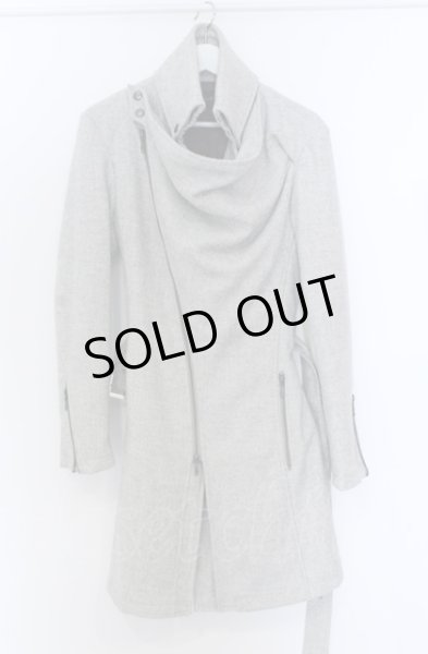 画像1: TORNADO MART / ウールツイルドレープコート M グレー O-25-04-04-010-TO-ou-YM-ZT-M102 (1)