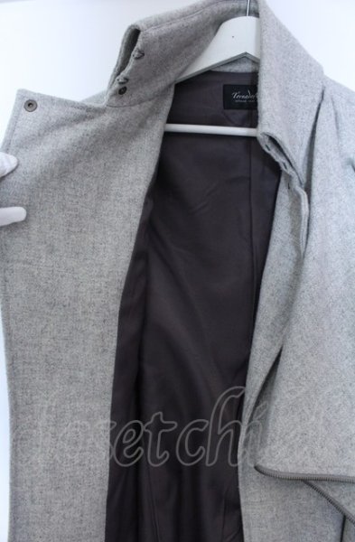 画像3: TORNADO MART / ウールツイルドレープコート M グレー O-25-04-04-010-TO-ou-YM-ZT-M102 (3)