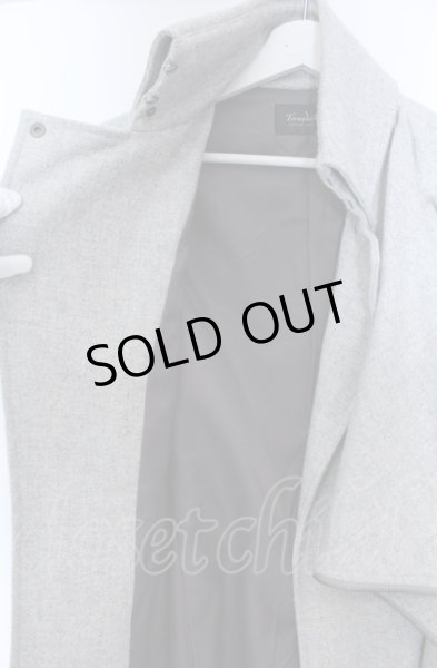 画像3: TORNADO MART / ウールツイルドレープコート M グレー O-25-04-04-010-TO-ou-YM-ZT-M102 (3)