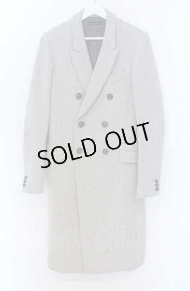 画像1: GOSTAR DE FUGA / Apostolus メルトンウールチェスターダブルボタンコート 44 グレー O-25-04-04-011-GO-ou-YM-ZT-M102 (1)