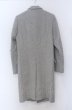 画像2: GOSTAR DE FUGA / Apostolus メルトンウールチェスターダブルボタンコート 44 グレー O-25-04-04-011-GO-ou-YM-ZT-M102 (2)