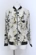 画像1: ZARA / タイダイ染めサマーMA-1ジャケット EU S ホワイト O-25-04-04-014-ZA-ja-YM-ZT245 (1)