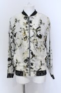ZARA / タイダイ染めサマーMA-1ジャケット EU S ホワイト O-25-04-04-014-ZA-ja-YM-ZT245