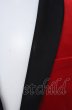 画像2: ZARA / ベルベットショールカラージャケット EU48 レッドｘブラック O-25-04-04-017-ZA-ja-YM-ZT245 (2)