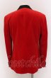 画像3: ZARA / ベルベットショールカラージャケット EU48 レッドｘブラック O-25-04-04-017-ZA-ja-YM-ZT245 (3)