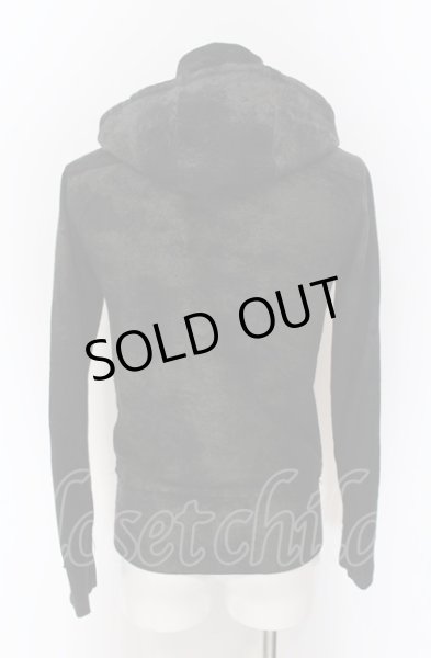 画像3: TORNADO MART / 箔ムラハイネックフードパーカー  ブラック O-25-04-04-018-TO-to-YM-OS (3)