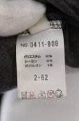 画像4: SCHLUSSEL / レイヤードレープムラ染めUネック六部袖カットソー 2 グレー O-25-04-04-022-SC-to-YM-OS (4)