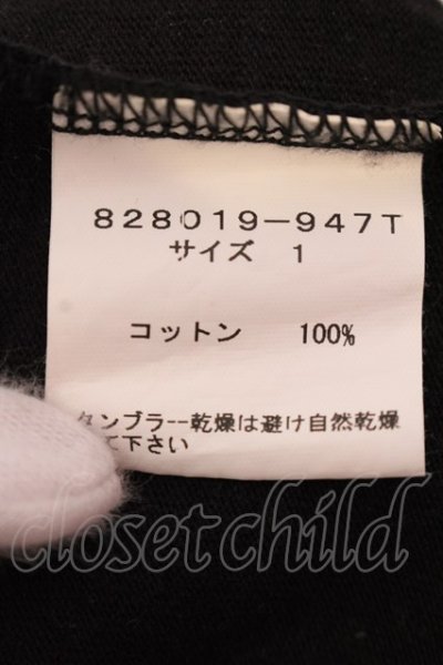 画像3: NO ID. / ROCK AND ART MOVEMENT Tシャツ 1 ユーズドブラック O-25-04-06-037-NO-ts-YM-ZT267