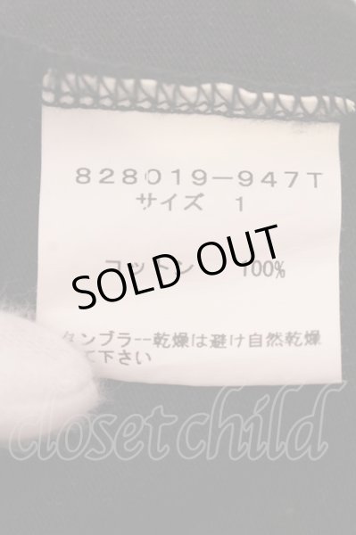 画像3: NO ID. / ROCK AND ART MOVEMENT Tシャツ 1 ユーズドブラック O-25-04-06-037-NO-ts-YM-ZT267 (3)