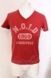 画像1: NO ID. / WOODSTOCK Tシャツ 1 レッド O-25-04-06-038-NO-ts-YM-ZT267 (1)