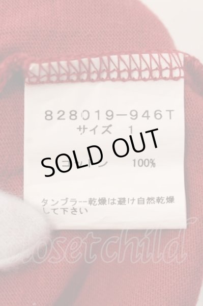 画像3: NO ID. / WOODSTOCK Tシャツ 1 レッド O-25-04-06-038-NO-ts-YM-ZT267 (3)