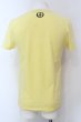 画像2: NO ID. / PEACE VネックTシャツ 1 イエロー O-25-04-06-040-NO-ts-YM-ZT267 (2)