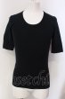 画像1: NO ID. / ストレッチUネックTシャツ 1 ブラック O-25-04-06-042-NO-ts-YM-OS (1)